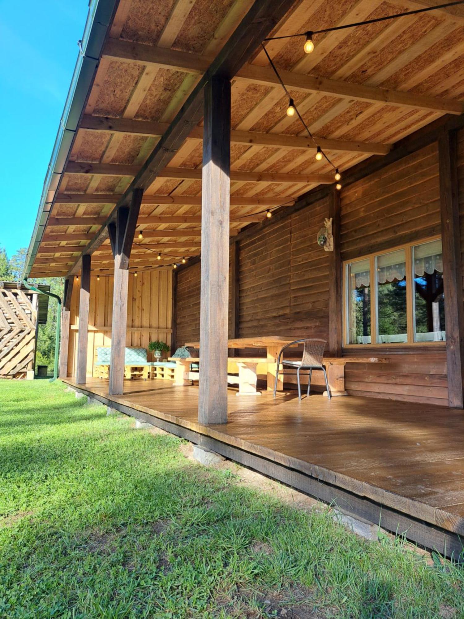 Holiday Home Atmatas Sabile Exteriér fotografie